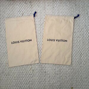 Two Authentic Louis Vuitton Dust Bags